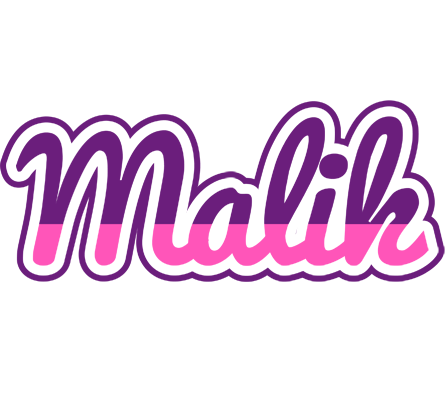 Malik cheerful logo