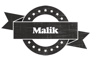 Malik grunge logo