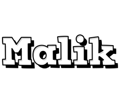 Malik snowing logo