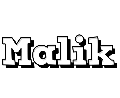 Malik snowing logo