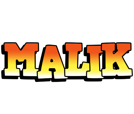 Malik sunset logo