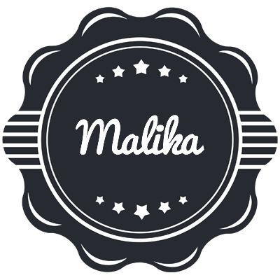 Malika badge logo