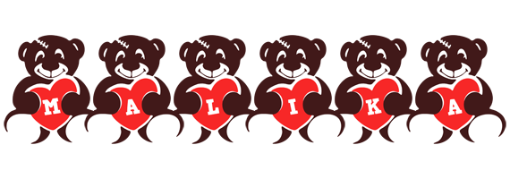 Malika bear logo