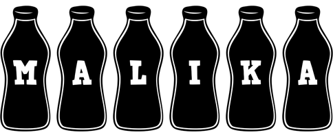 Malika bottle logo