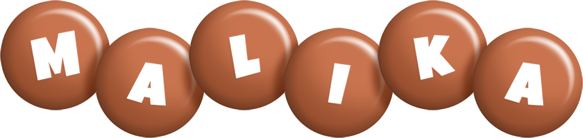Malika candy-brown logo