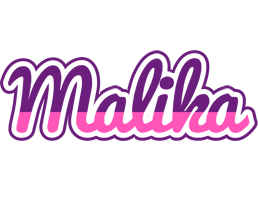 Malika cheerful logo