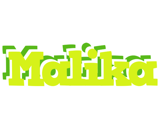 Malika citrus logo