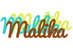 Malika cupcake logo