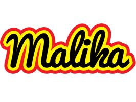 Malika flaming logo