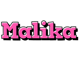 Malika girlish logo
