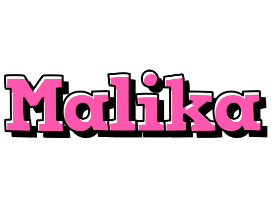 Malika girlish logo