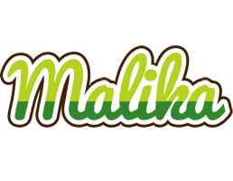 Malika golfing logo