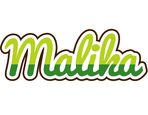 Malika golfing logo
