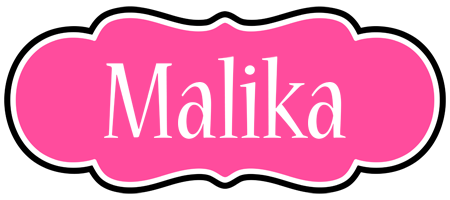 Malika invitation logo