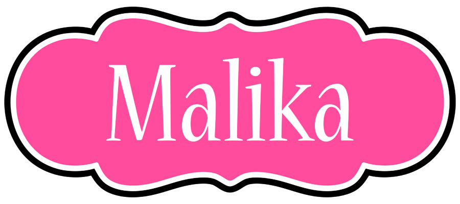 Malika invitation logo