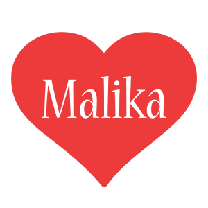 Malika love logo