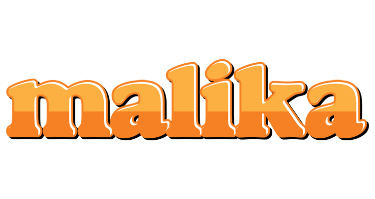 Malika orange logo