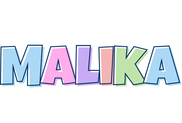 Malika pastel logo