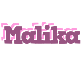 Malika relaxing logo