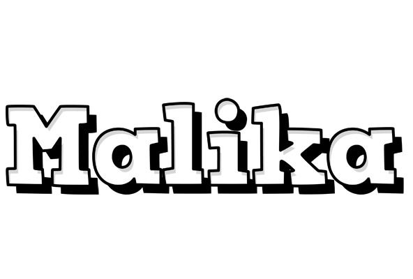Malika snowing logo