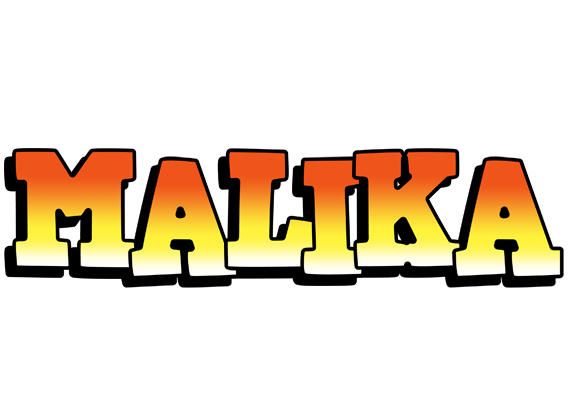 Malika sunset logo