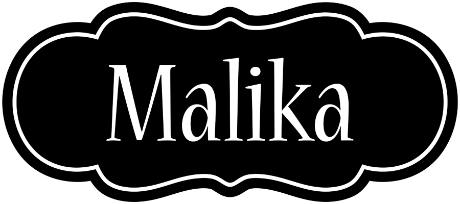 Malika welcome logo