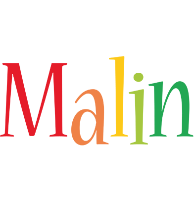 Malin birthday logo