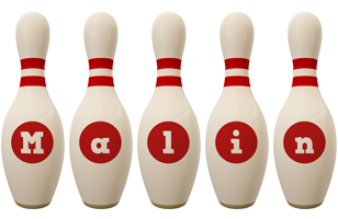 Malin bowling-pin logo