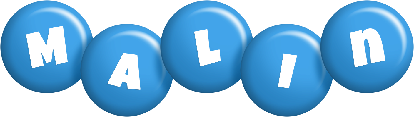 Malin candy-blue logo