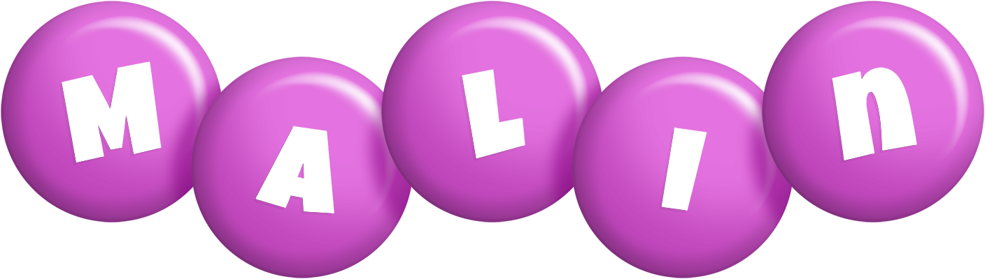 Malin candy-purple logo