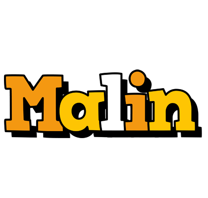 Malin cartoon logo