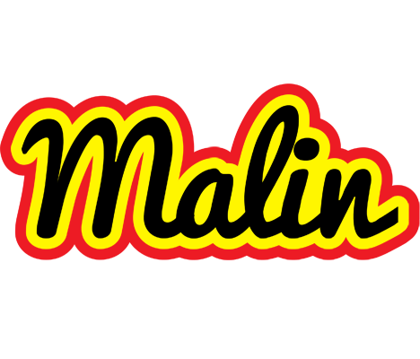Malin flaming logo