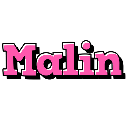 Malin girlish logo