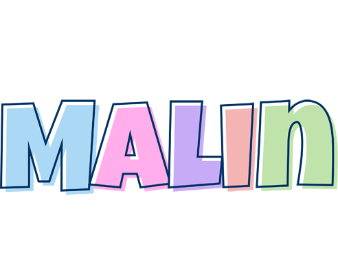 Malin pastel logo