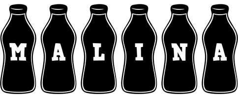 Malina bottle logo