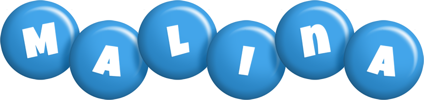 Malina candy-blue logo