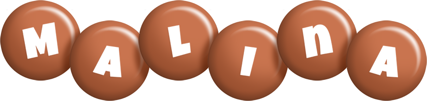 Malina candy-brown logo