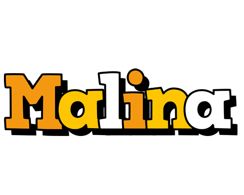 Malina cartoon logo