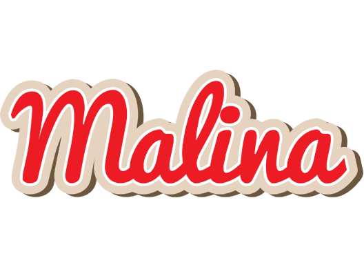 Malina chocolate logo
