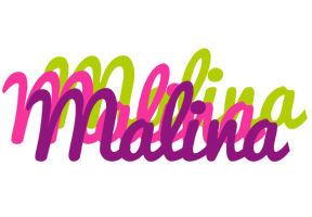 Malina flowers logo