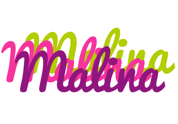 Malina flowers logo
