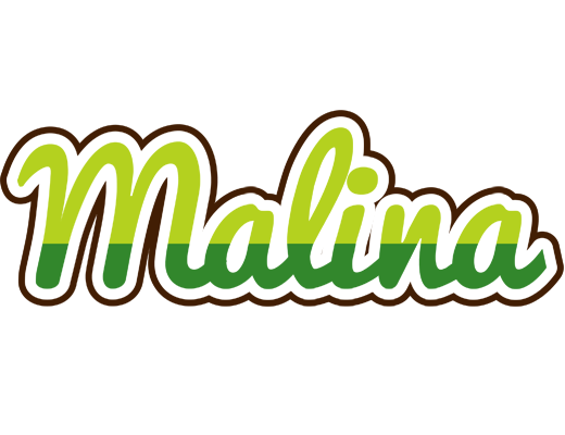 Malina golfing logo