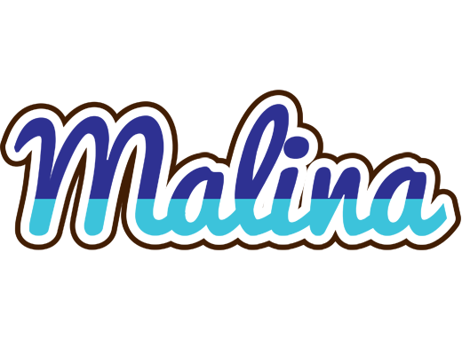 Malina raining logo