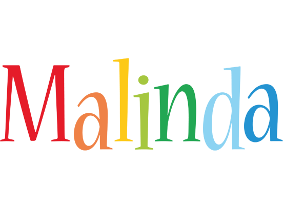 Malinda birthday logo