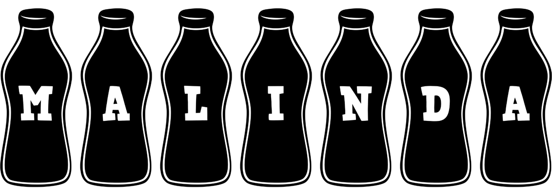 Malinda bottle logo