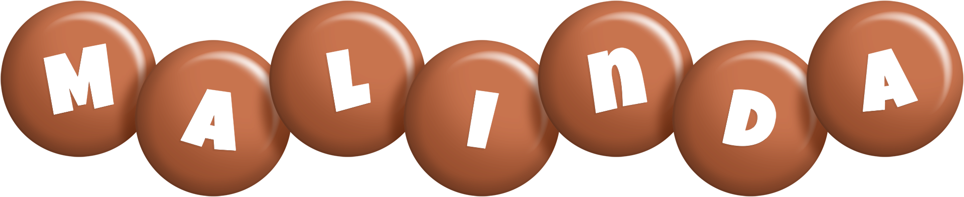 Malinda candy-brown logo
