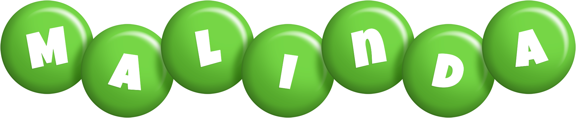 Malinda candy-green logo