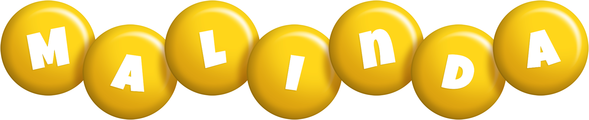 Malinda candy-yellow logo