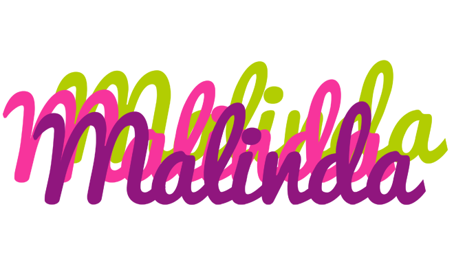 Malinda flowers logo