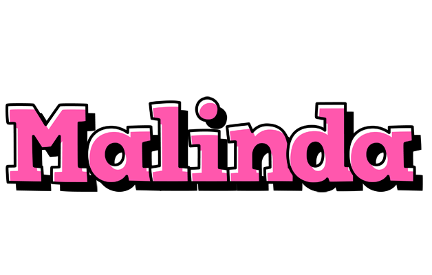 Malinda girlish logo